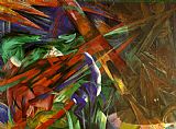 Franz Marc - Fate of the Animals painting